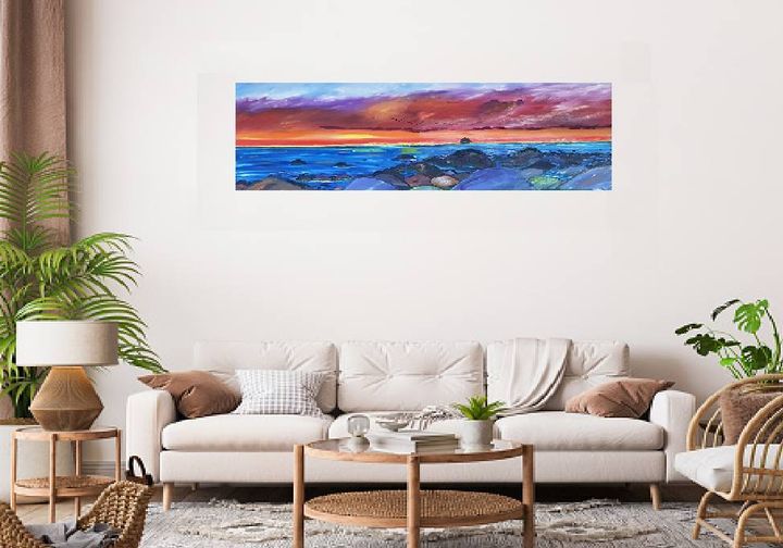 Mølen 147x50 oilpaint