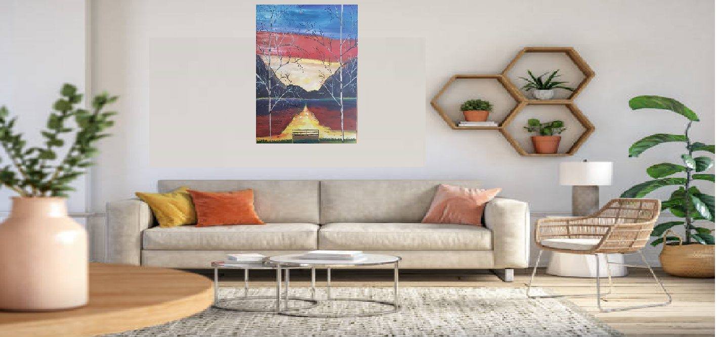 fagernes oljemaleri 60x50